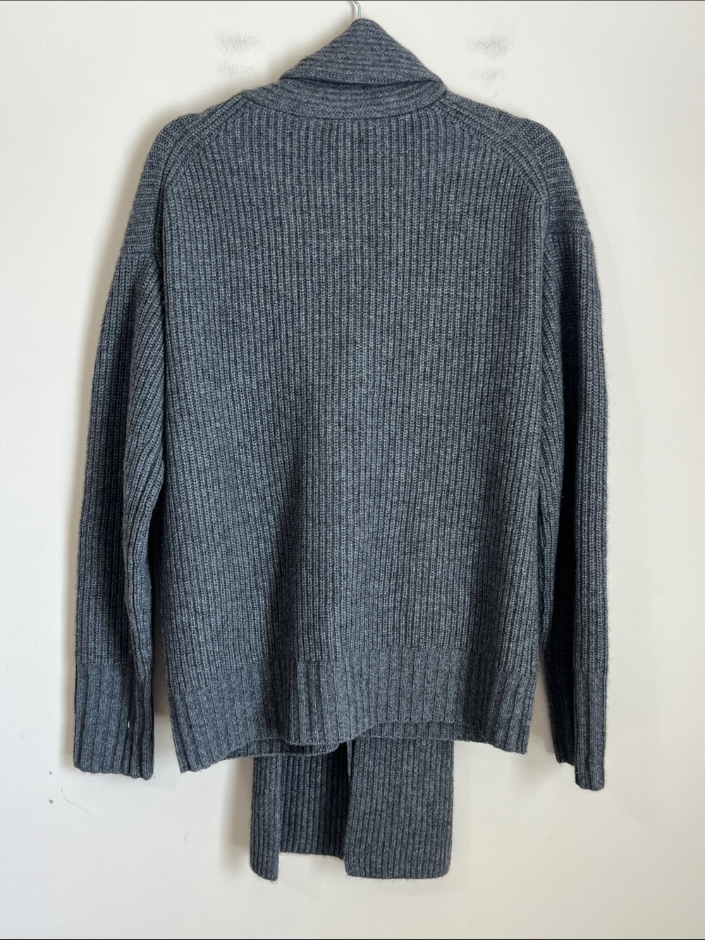 Veronica Beard Scarf Cashmere Wool Cardigan Sweater Womens Small Oversized - Picture 9 of 12